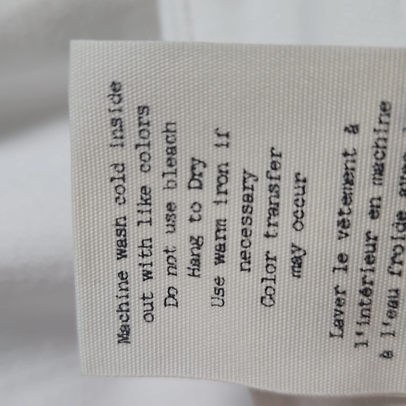 NWT Rag & Bone Skinny Jeans Sz 24 in White - Picture 14 of 15